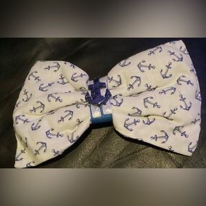 HANDMADE BY Ozpunk NEW OOK Rockabilly sailor punk linen hair bow hairbow